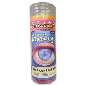 Velón Consagrado Contra el Mal de Ojo