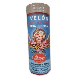 Velón Consagrado Divino Niño (Rosa)