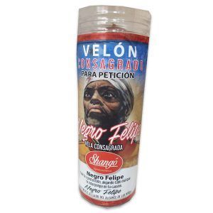 Velón Consagrado Negro Felipe