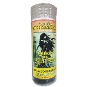 Velón Consagrado Quiero Que Sufras